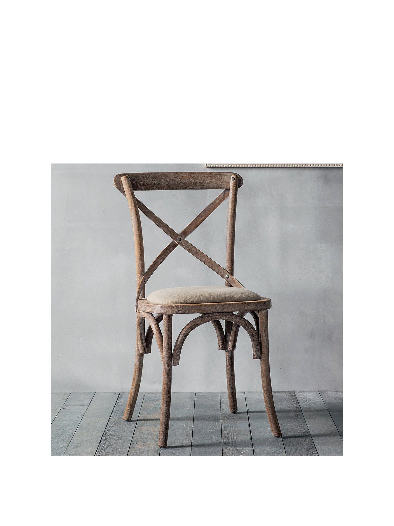 undefined Set of 2 Pinsons Natural Dining Chairs