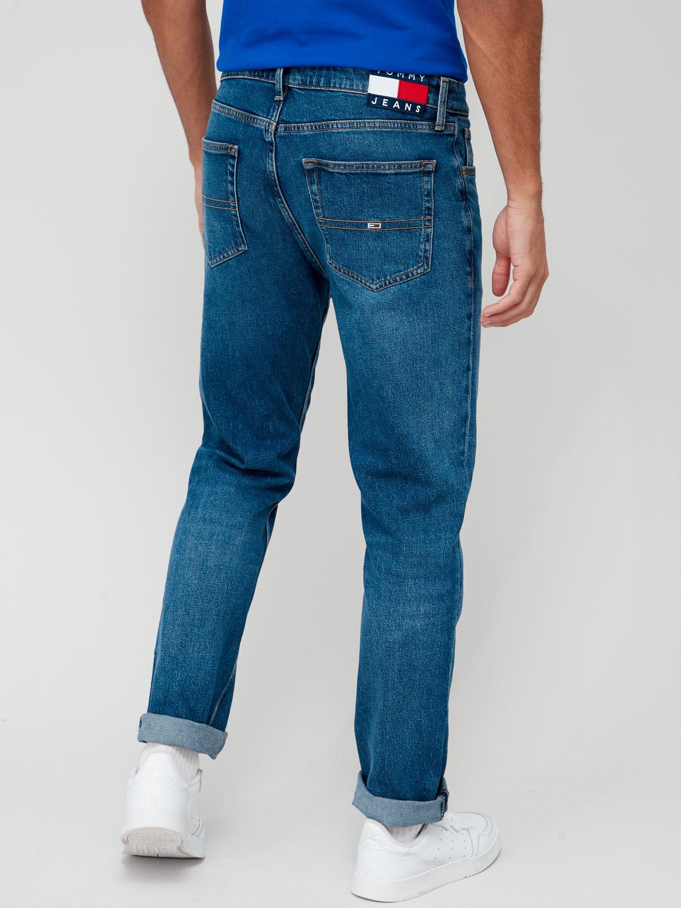 stillFront image of tommy-jeans-ryan-regular-straight-fit-jeans-blue