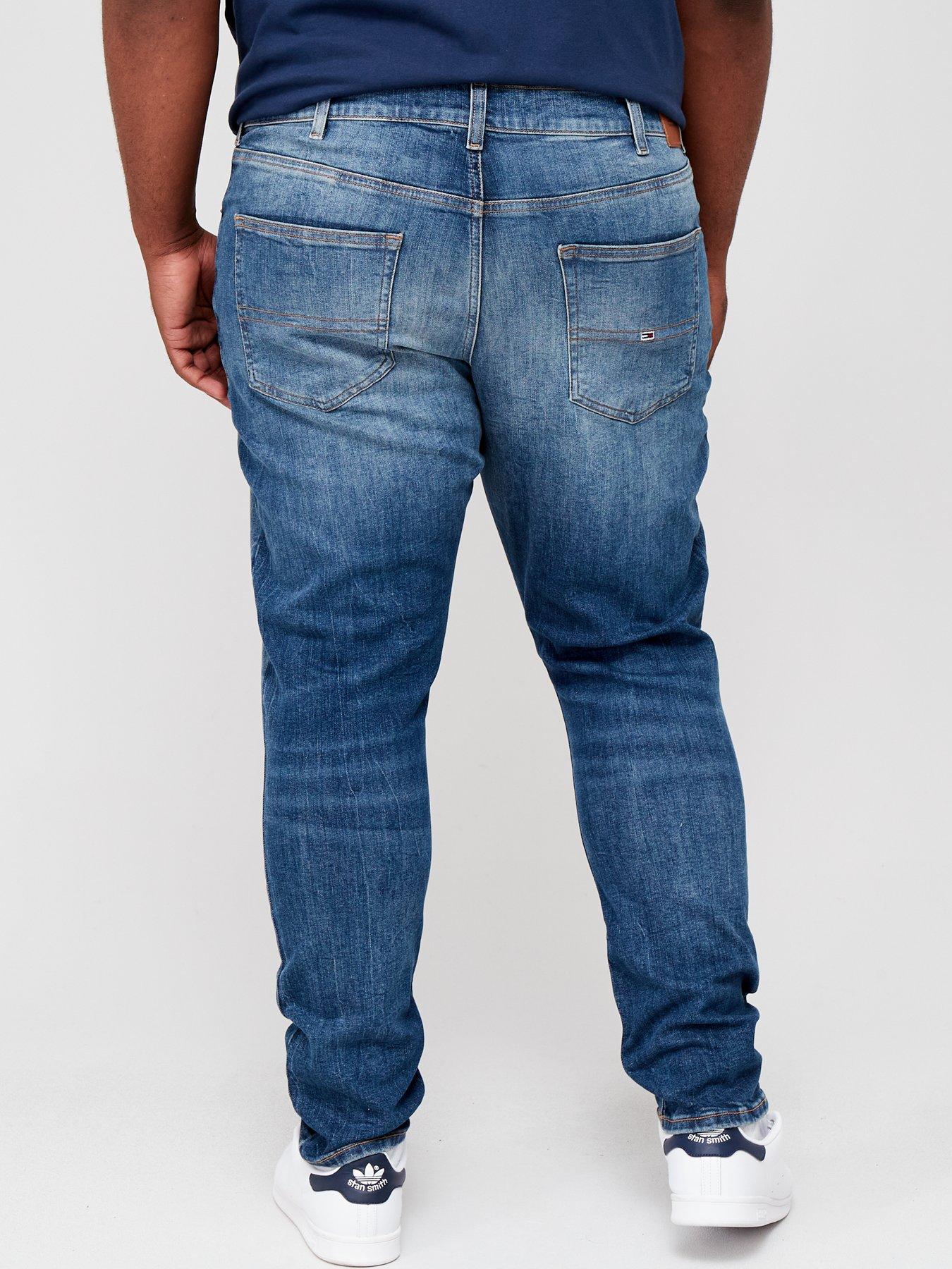  image of tommy-jeans-scanton-plus-slim-fit-jeans-dark-wash