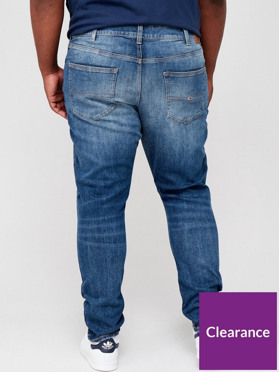 stillFront image of tommy-jeans-scanton-plus-slim-fit-jeans-dark-wash