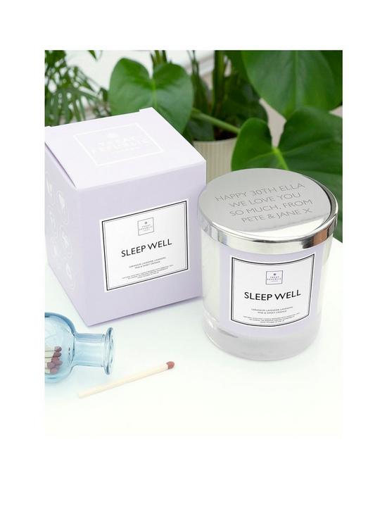 front image of treat-republic-personalised-sleep-well-scented-candle