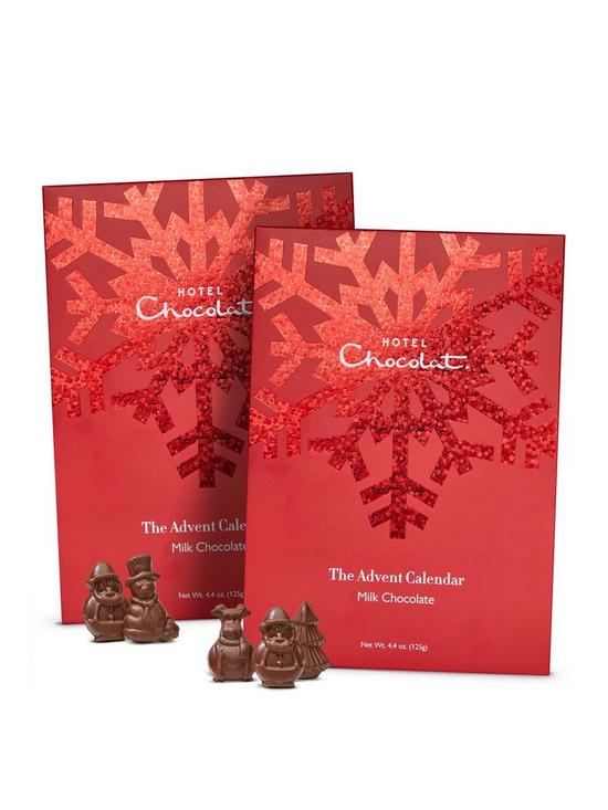front image of hotel-chocolat-the-advent-calendar-40-milk-bundle