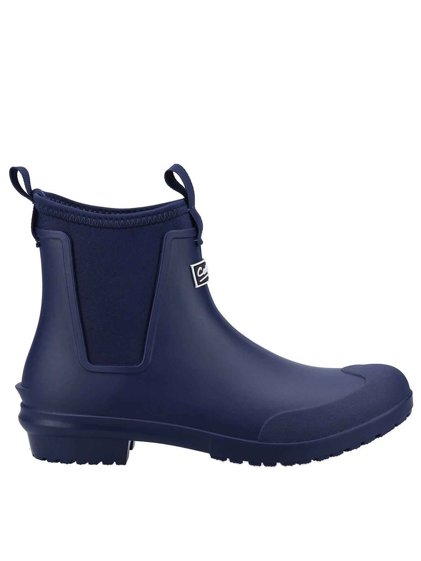  image of cotswold-grovsner-ankle-wellington-boots-navy