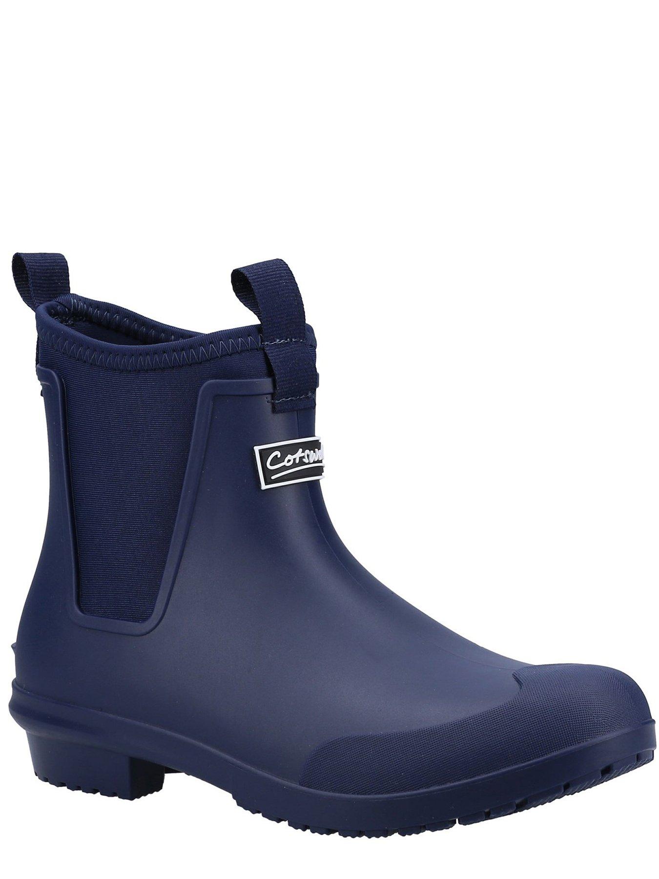  image of cotswold-grovsner-ankle-wellington-boots-navy