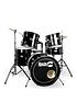  image of rockjam-full-size-drum-kit-black