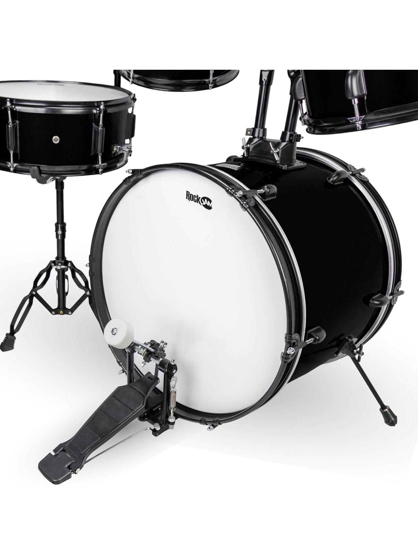  image of rockjam-full-size-drum-kit-black