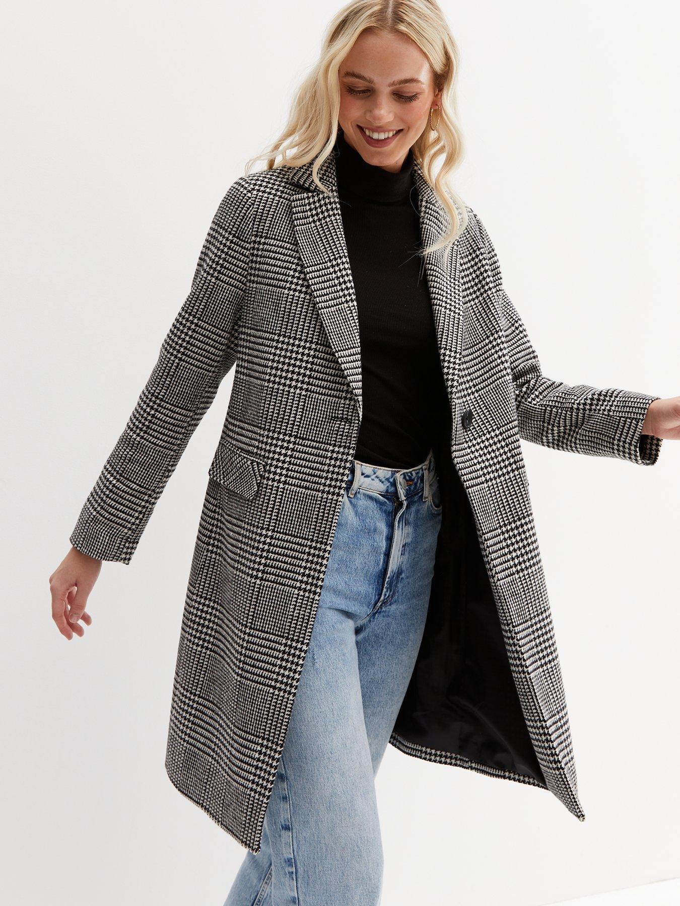 grey dogtooth coat