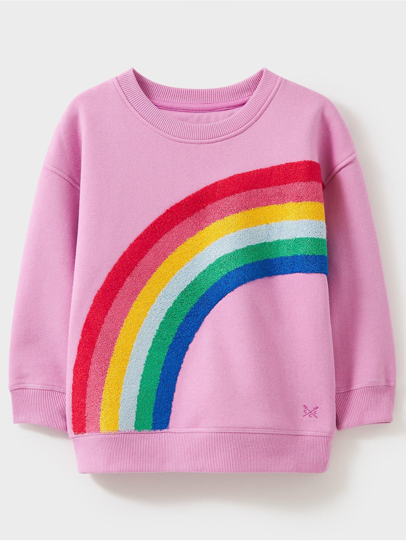 Crew Clothing Girls Rainbow Sequin 