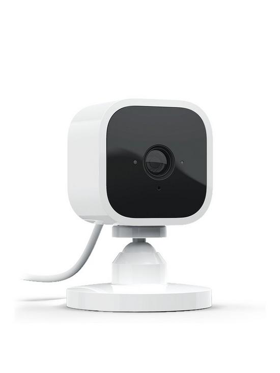 front image of amazon-blink-mini-compact-indoor-plug-in-smart-security-camera-1080p-hd-video-motion-detection-works-with-alexa-1-camera