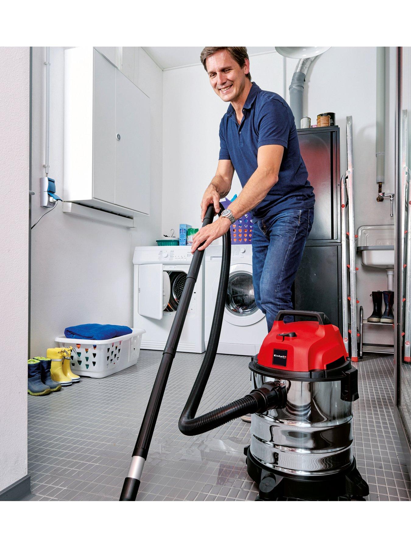  image of einhell-classic-1250w-20-litre-stainless-steel-wet-amp-dry-vac