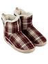  image of totes-tartan-boot-slippers