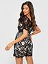  image of boohoo-boutique-all-over-lace-bodycon-dress-black