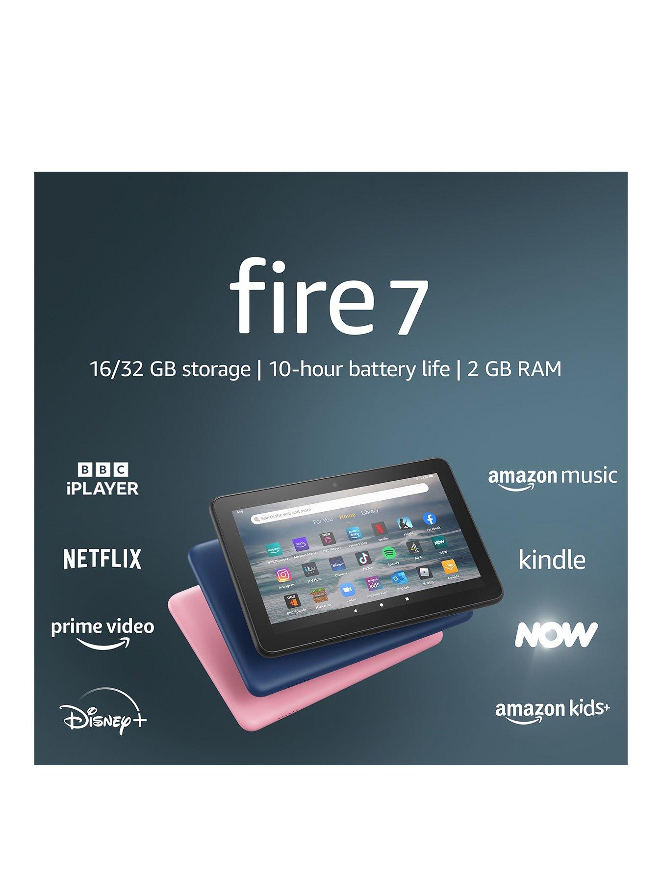  image of amazon-fire-7-tablet-7-inch-display-32gb-storage-2022-release-black