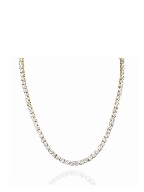 say-it-with-diamonds-tennis-necklace-yellow-gold-plated-stainless-steel