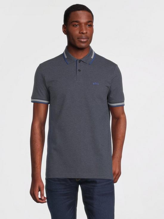 front image of boss-golf-paul-curved-slim-fitnbsppolo-navy