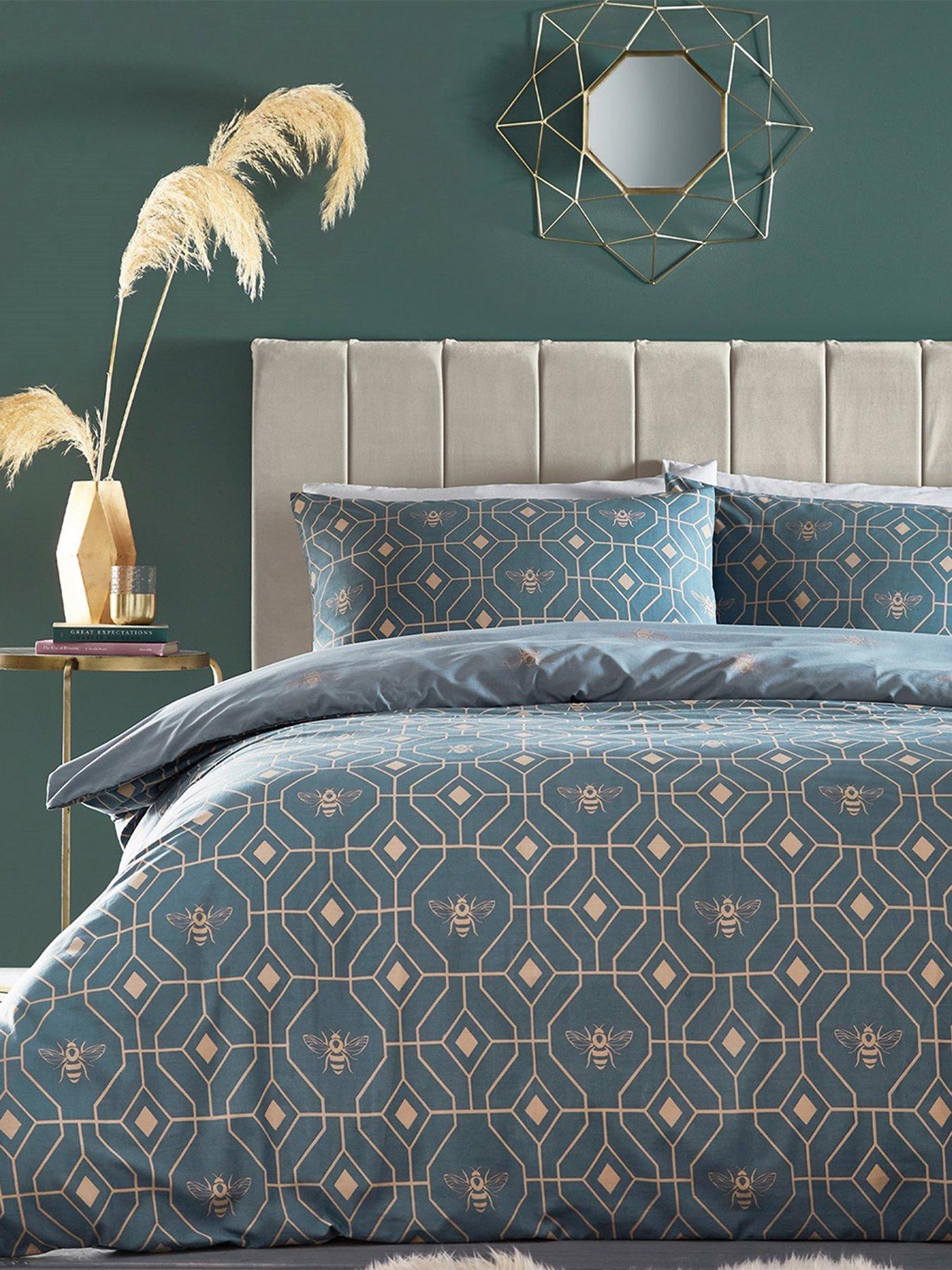 Furn Bee Deco Duvet Cover Set - French Blue