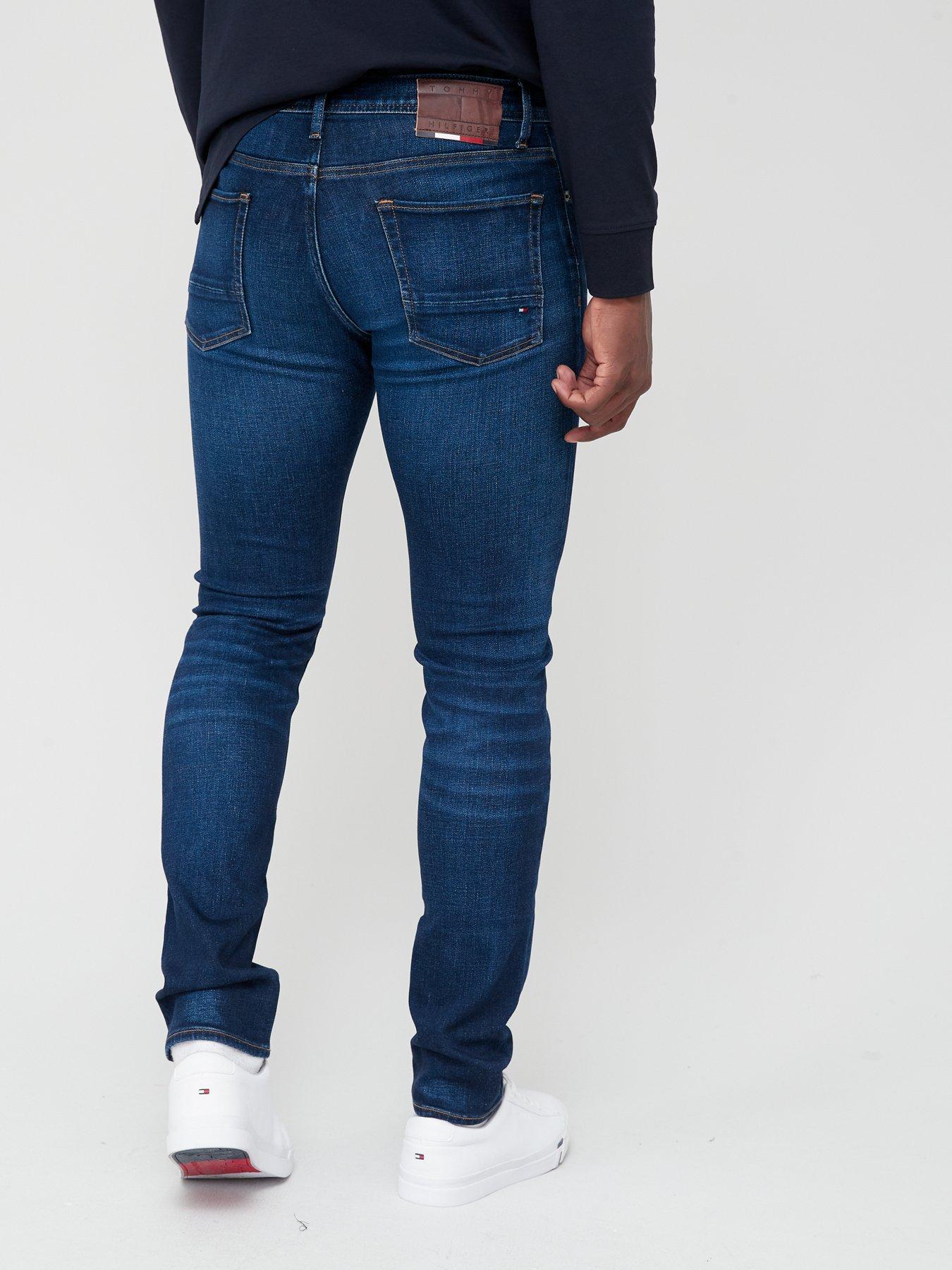 stillFront image of tommy-hilfiger-slim-fit-bleecker-jeans-indigo