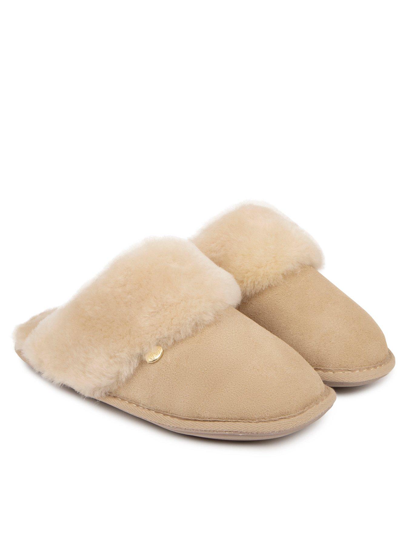 just sheepskin duchess mule