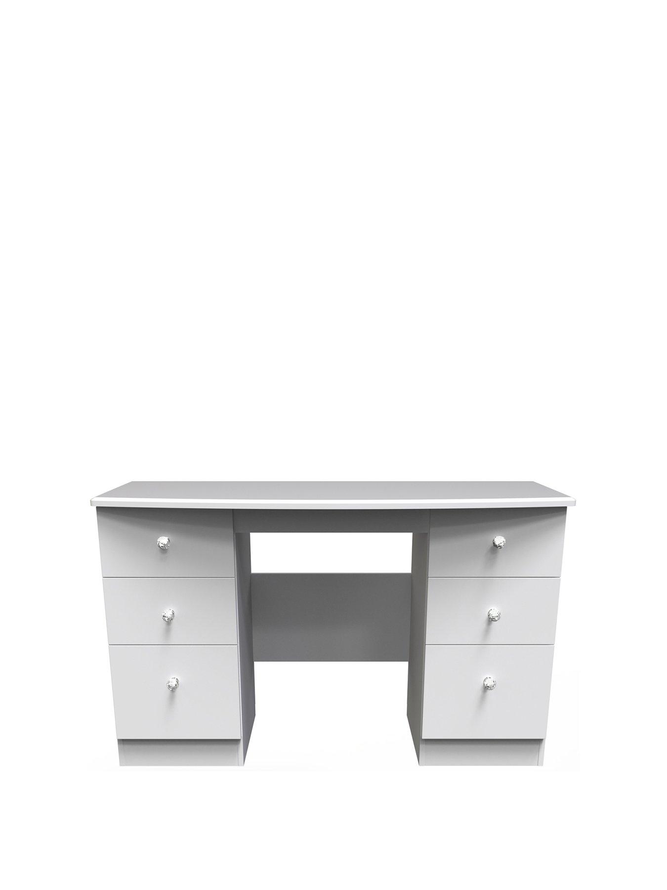 ready assembled desk with drawers