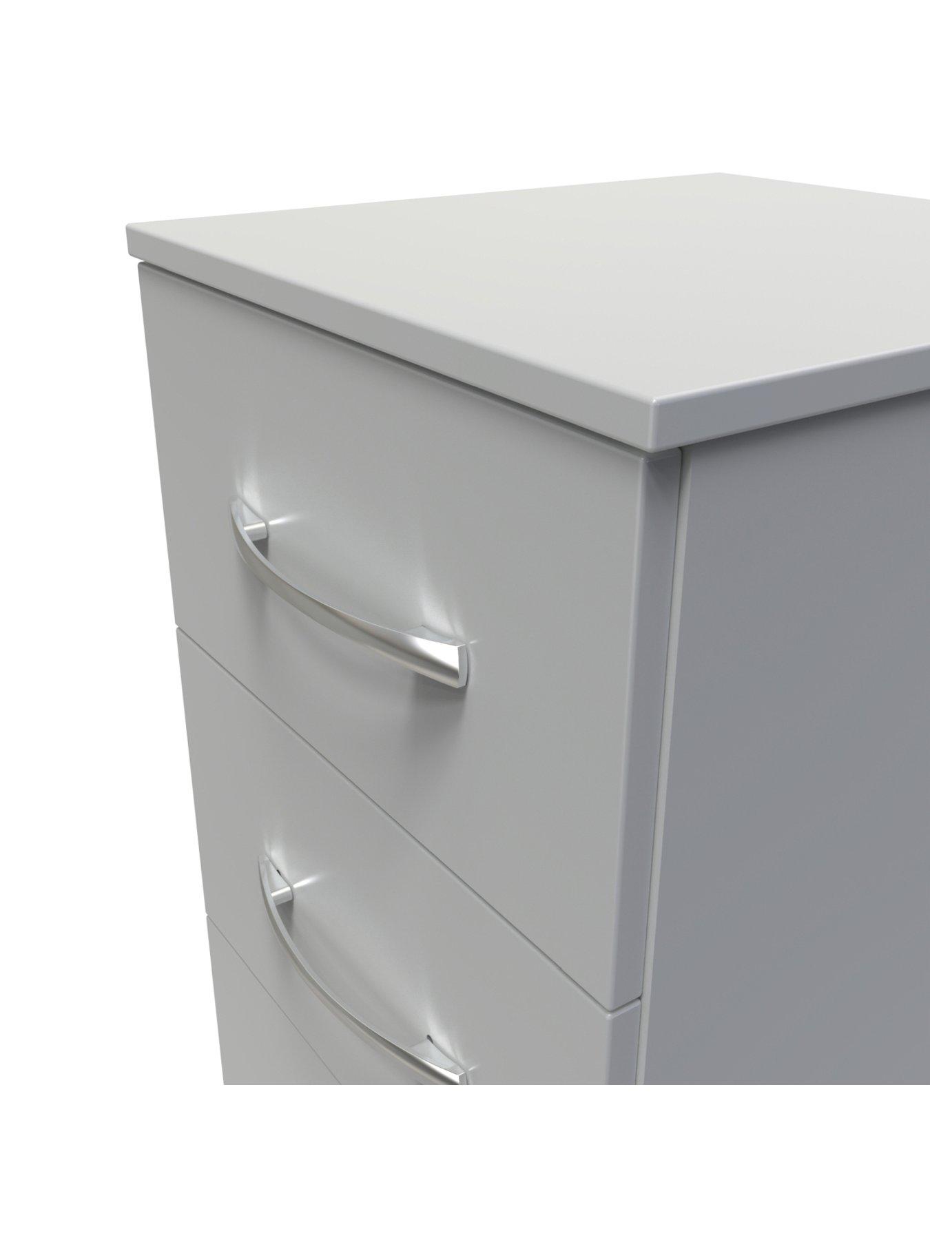 Image 4 of 7 of SWIFT Elton Ready Assembled 3&nbsp;Drawer Bedside&nbsp;Chest&nbsp;- FSC&reg; Certified