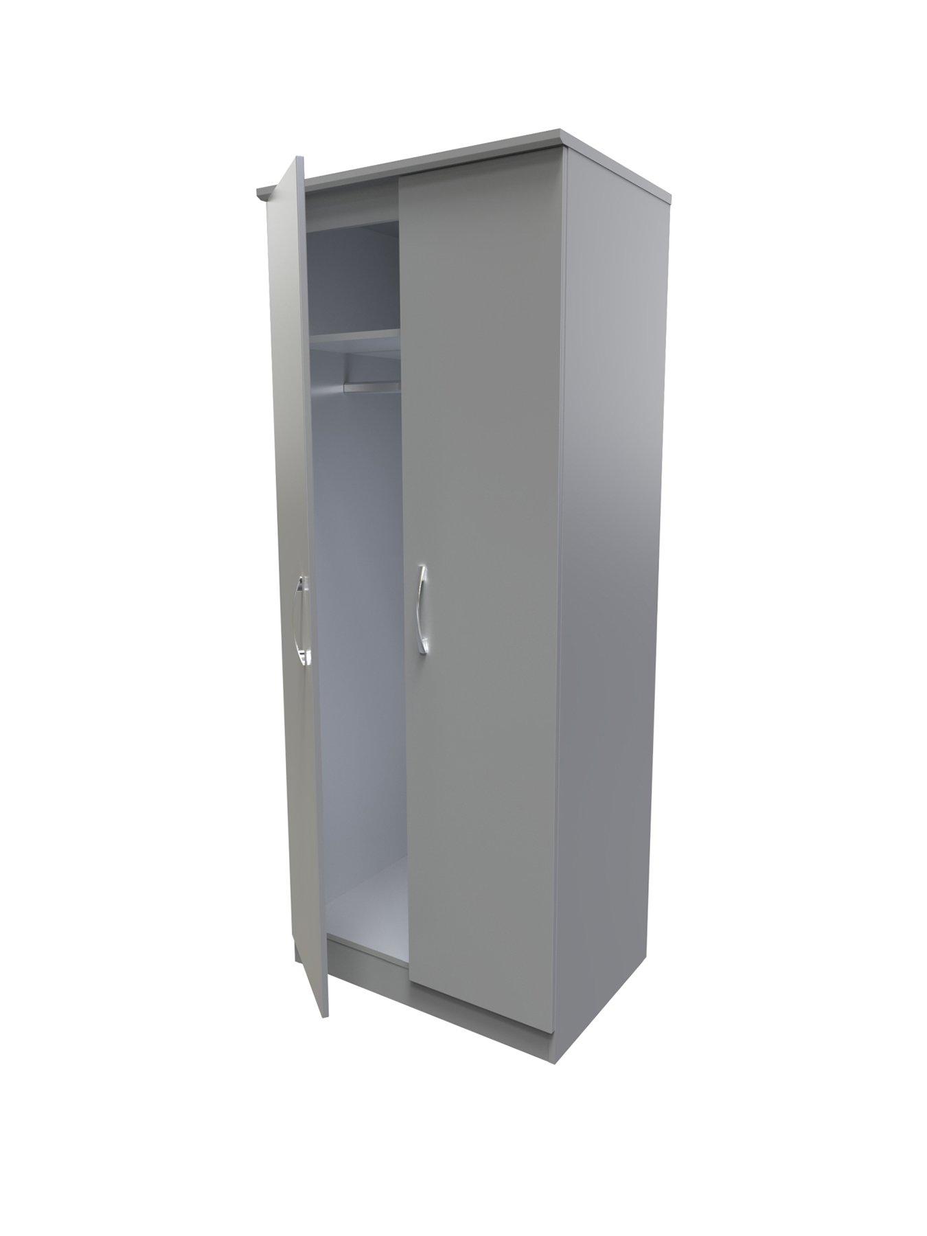  image of swift-elton-ready-assembled-2-door-wardrobenbsp--fscreg-certified