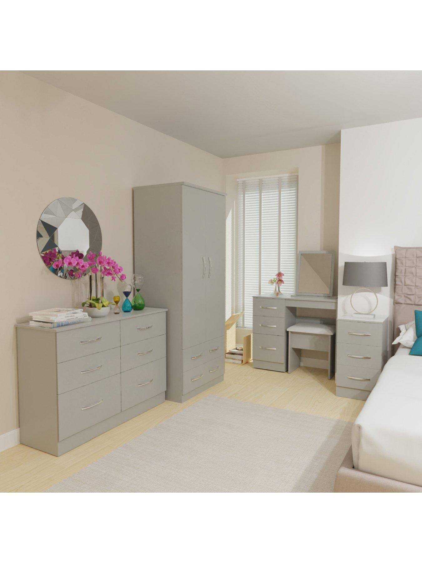  image of swift-elton-ready-assembled-2-door-wardrobenbsp--fscreg-certified