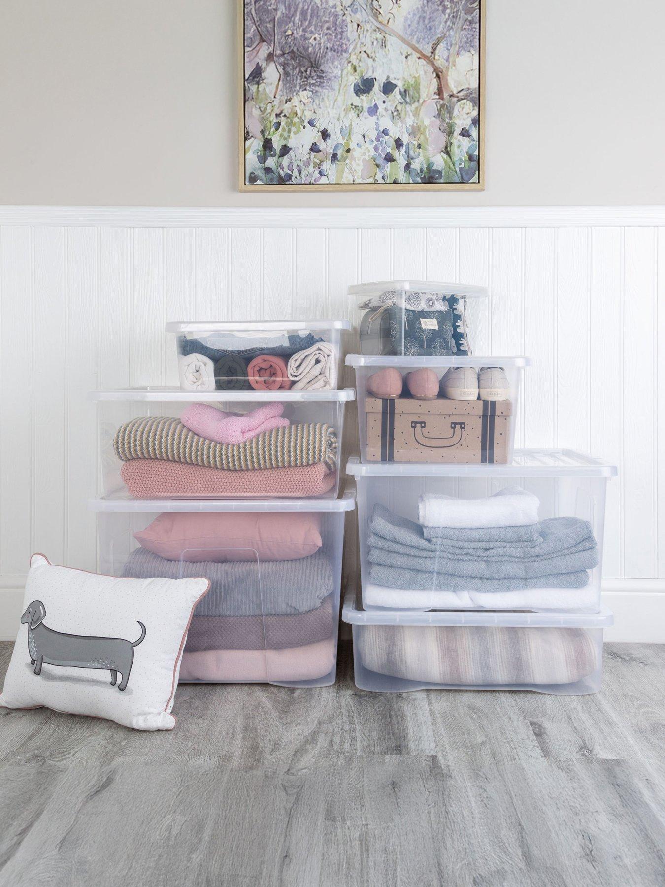 undefined Set of 7 Crystal Storage Boxes