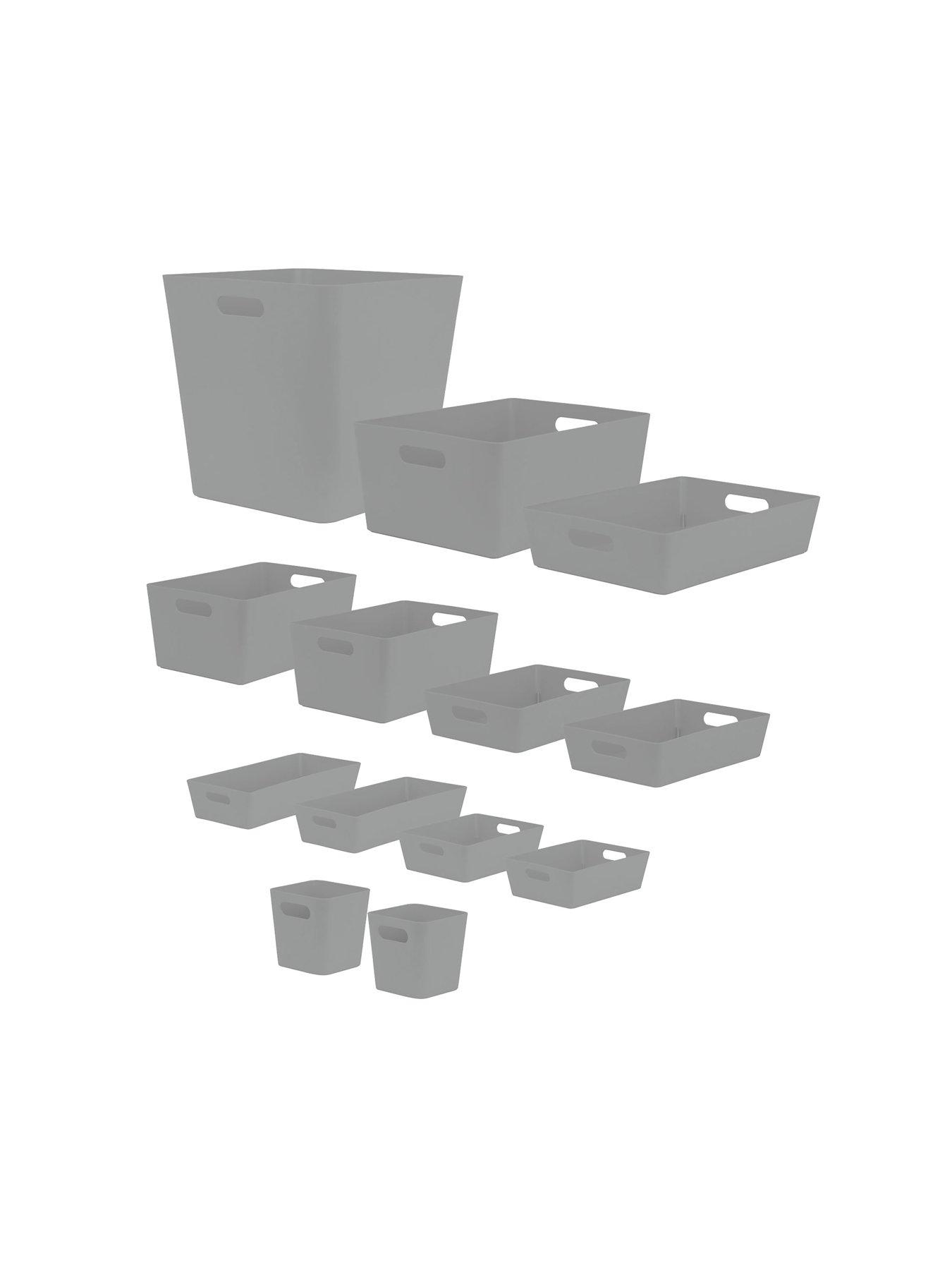  image of wham-studio-13-piece-storage-set-in-cool-grey