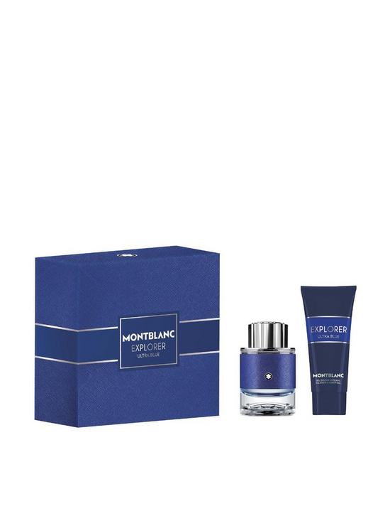 stillFront image of montblanc-ultra-blue-60ml-eau-de-parfum-amp-shower-gel-100ml-plastic-free-gift-set