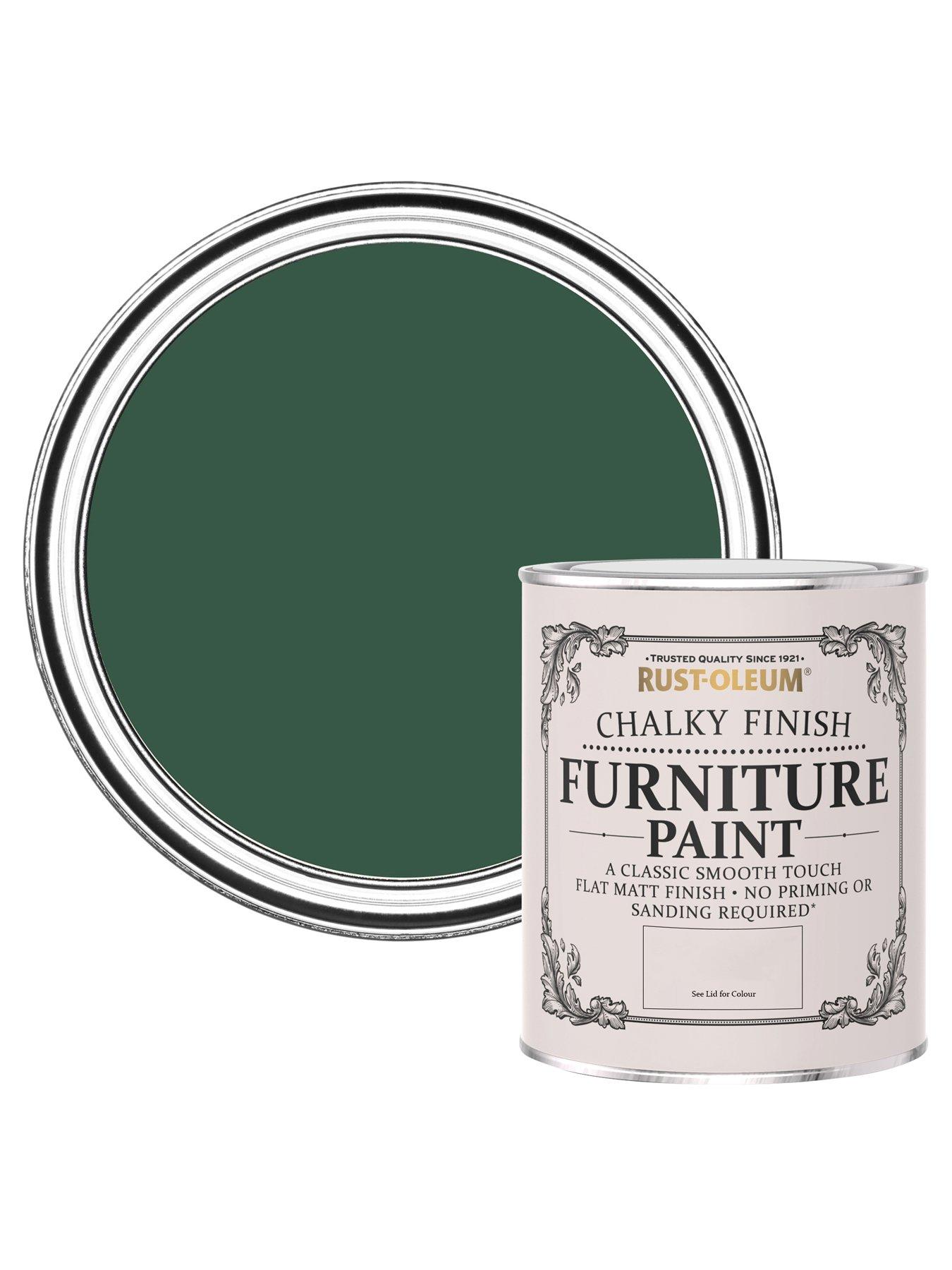Image 1 of 5 of Rust-Oleum Chalky Finish Furniture Paint in The Pinewoods &ndash; 750 ml Tin