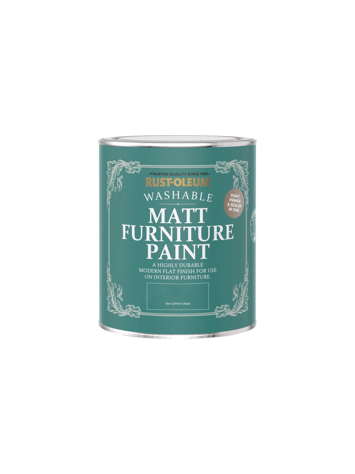 Image 5 of 5 of Rust-Oleum Matt Finish Washable Furniture Paint in The Pinewoods &ndash; 750 ml Tin