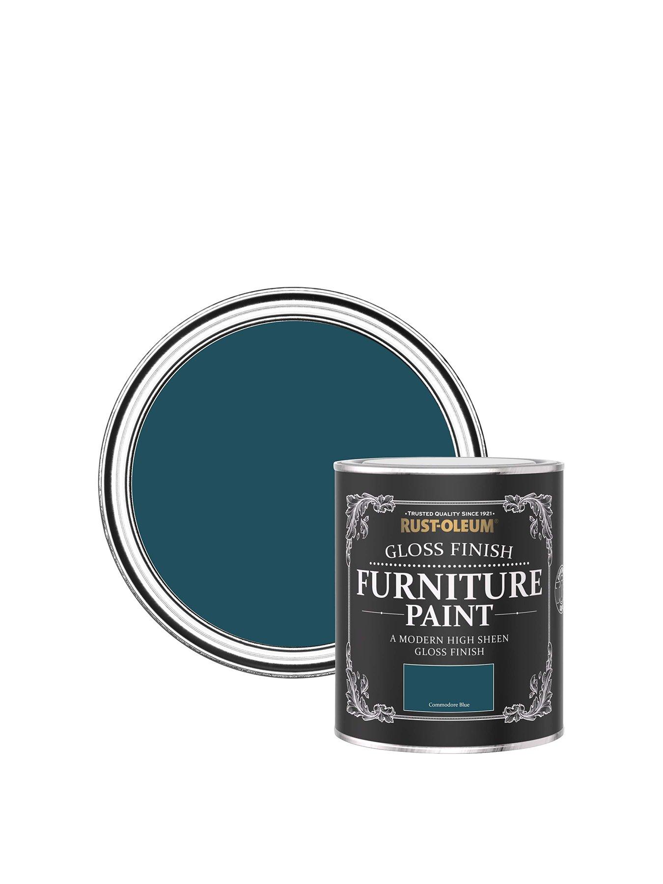 RustOleum Gloss Finish Washable Furniture Paint in Commodore Blue
