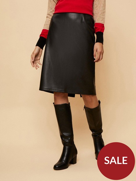 wallis-faux-leather-pencil-skirt-blacknbsp