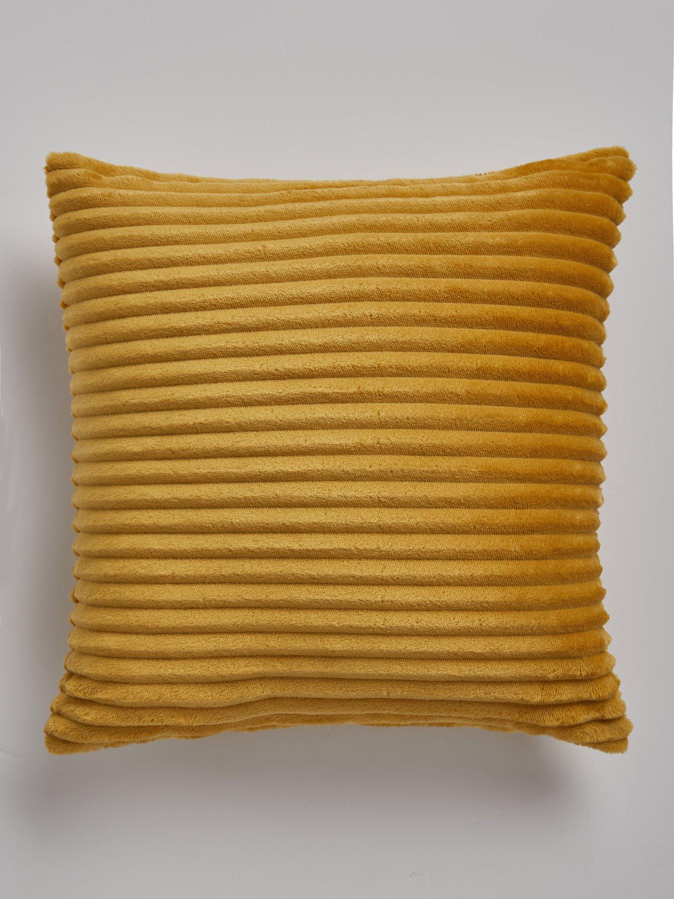 The Very Collection Ribbon Velour Cushion