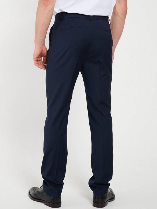 stillFront image of everyday-recycled-regular-suit-trouser-navy