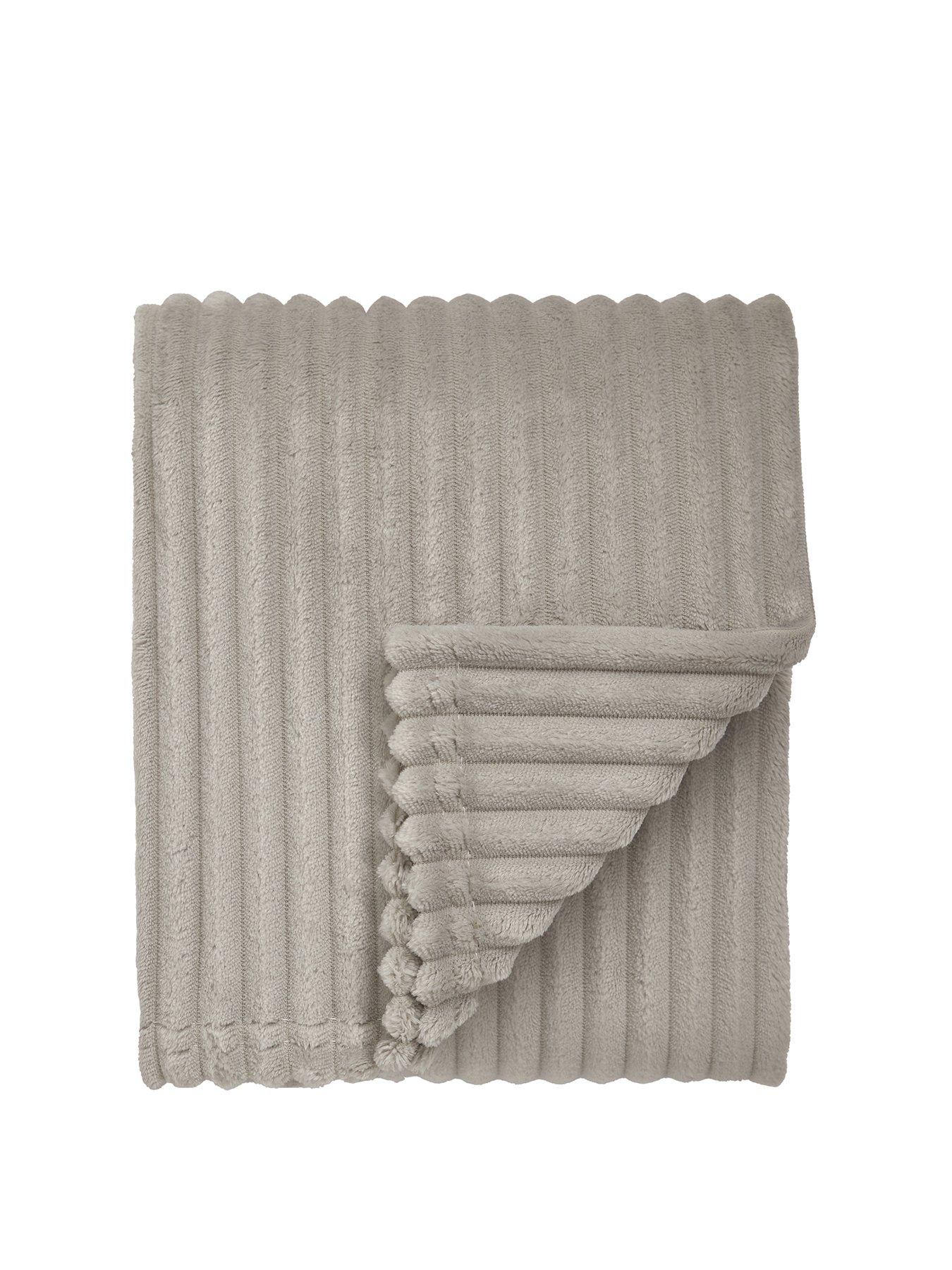 The Very Collection Ribbon Velour Throw