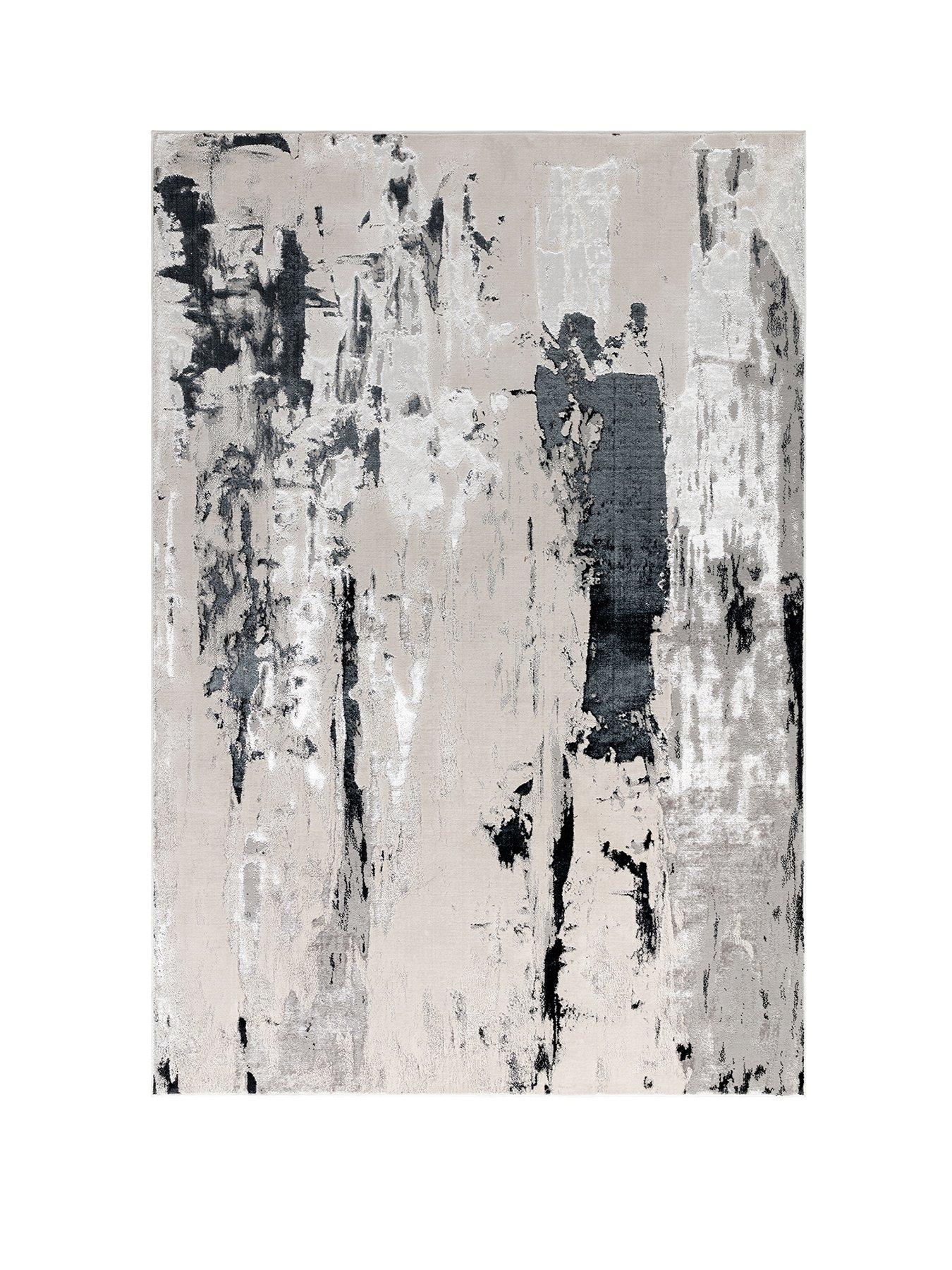 stillFront image of asiatic-aurora-glacier-rug-silverblack