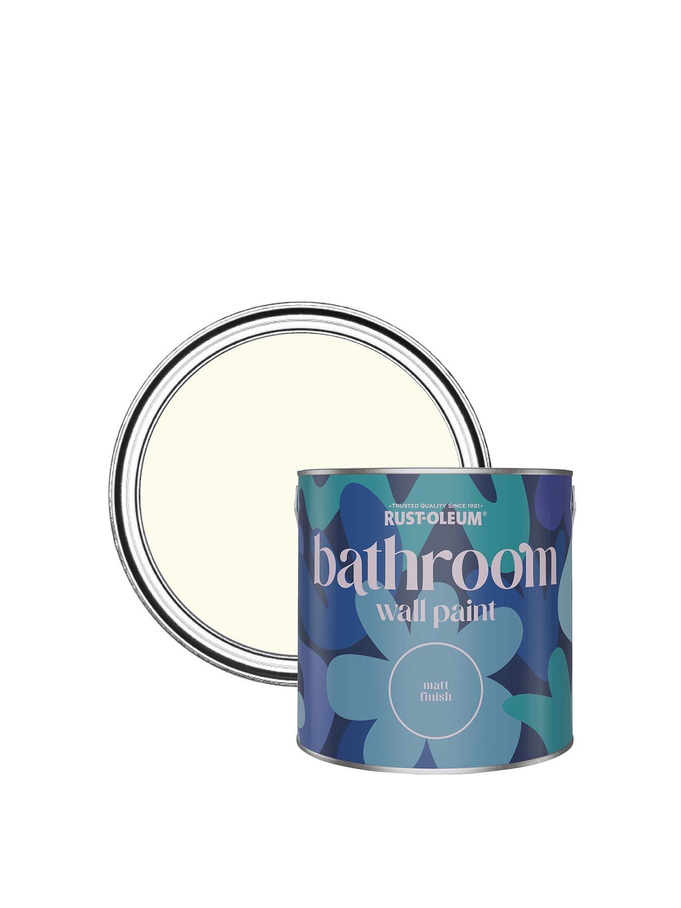 Rust-Oleum Bathroom Wall Paint in Antique White – 2.5-litre tin