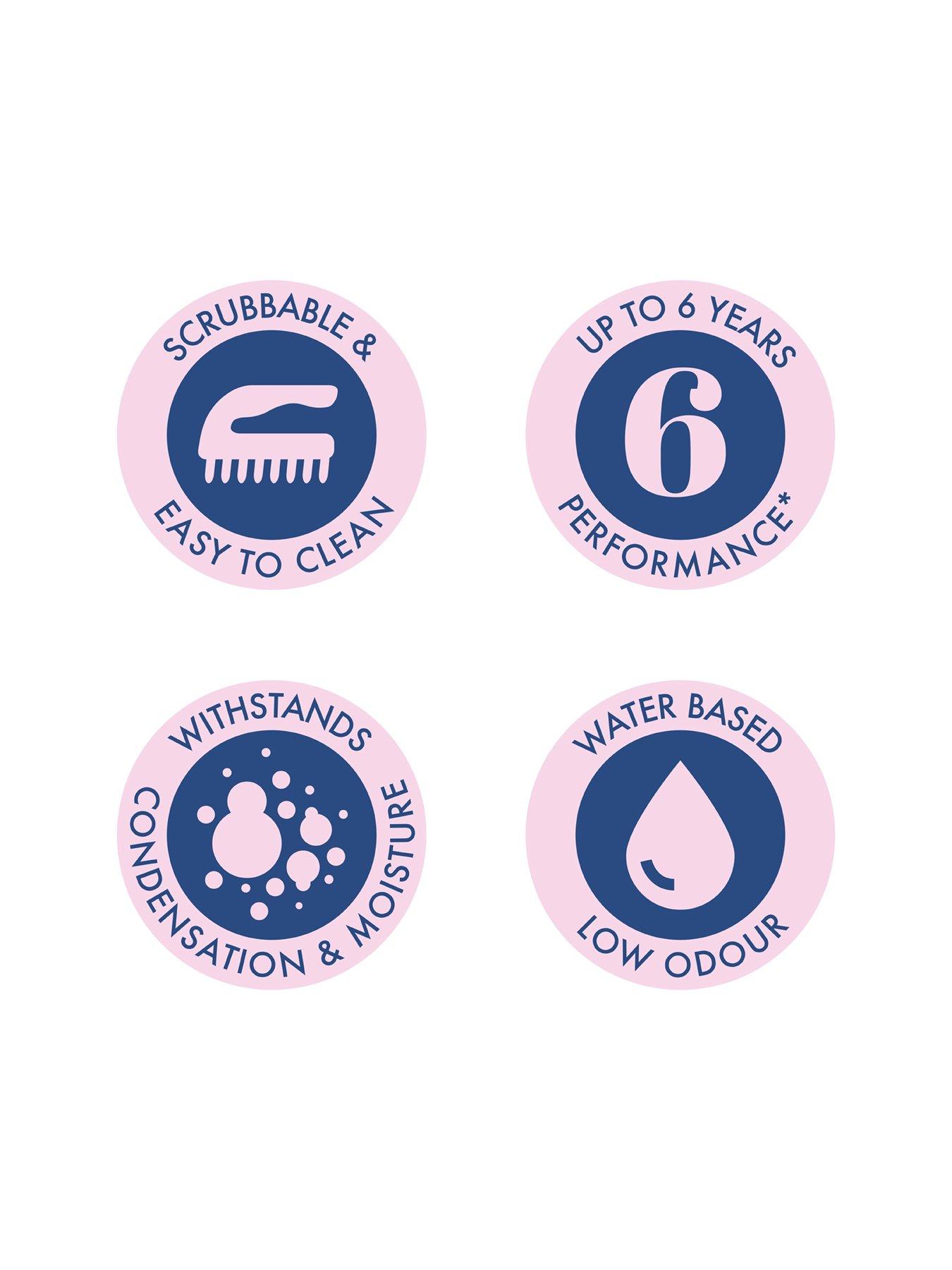  image of rust-oleum-bathroom-wall-paint-in-lemon-sorbet-ndash-25-litre-tin