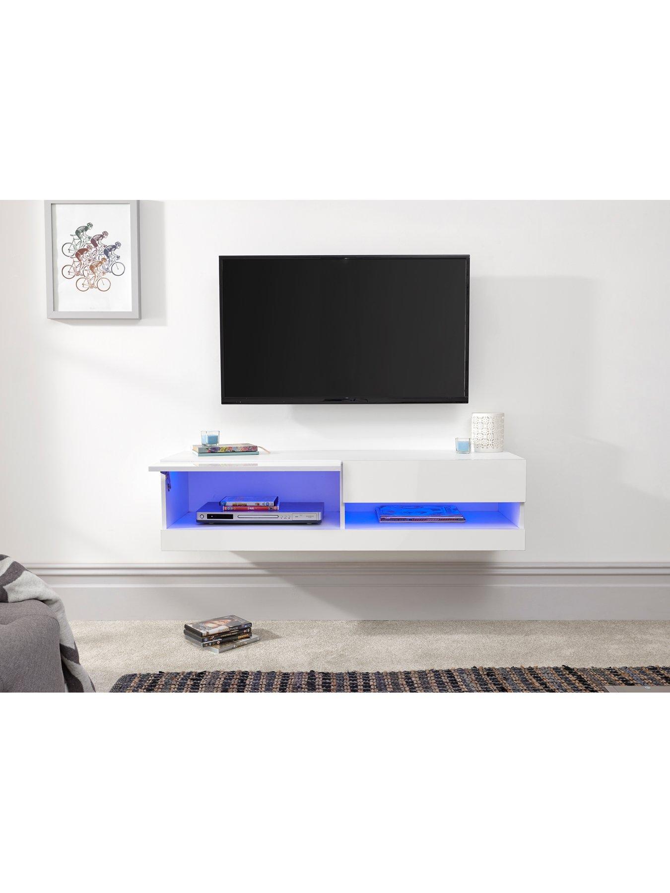 Galicia led wall store tv unit