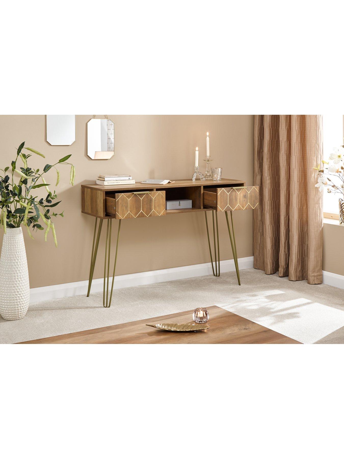 GFW Orleans 2 Drawer Console Table