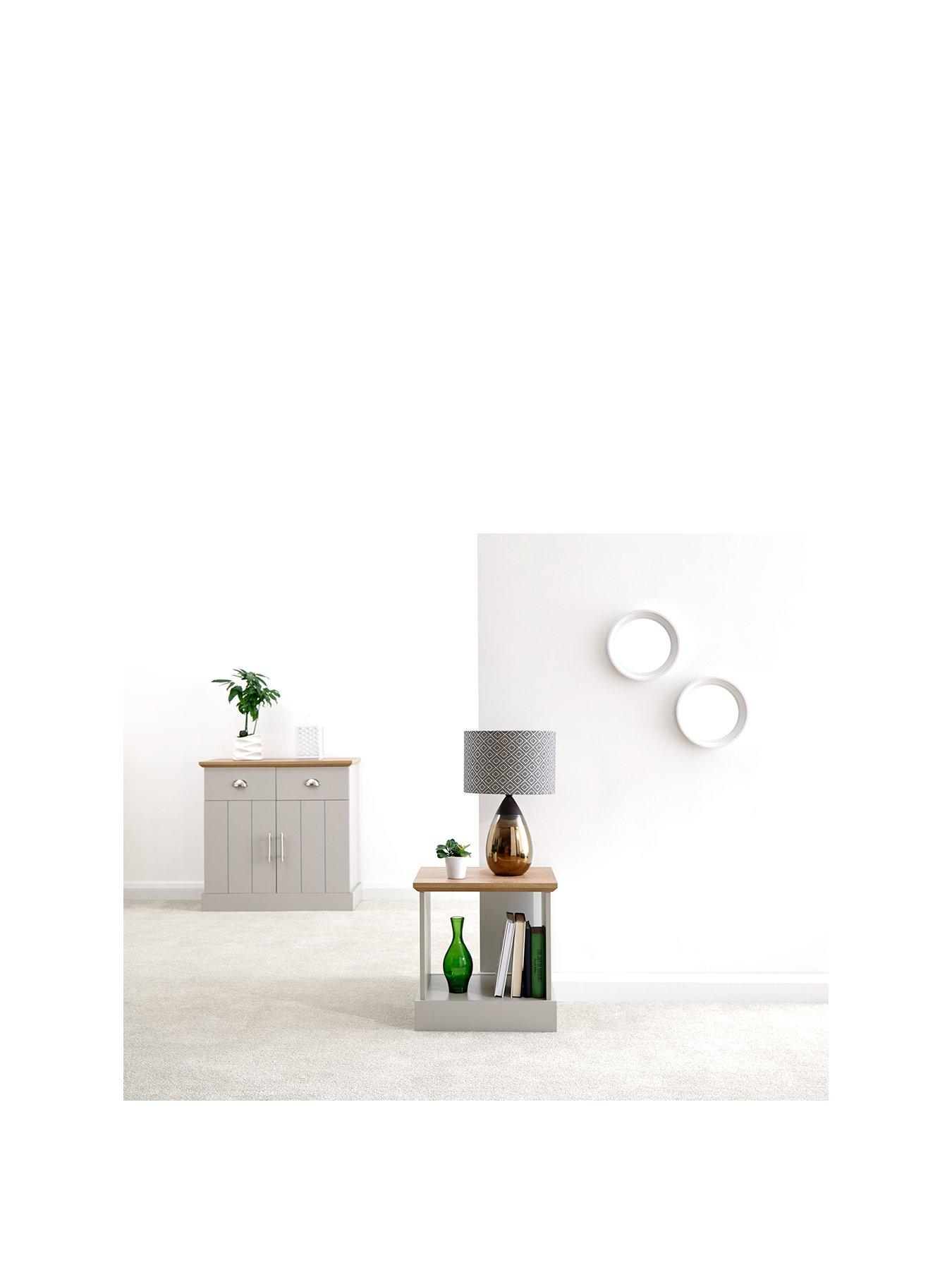 GFW Kendal Lamp Table - Grey
