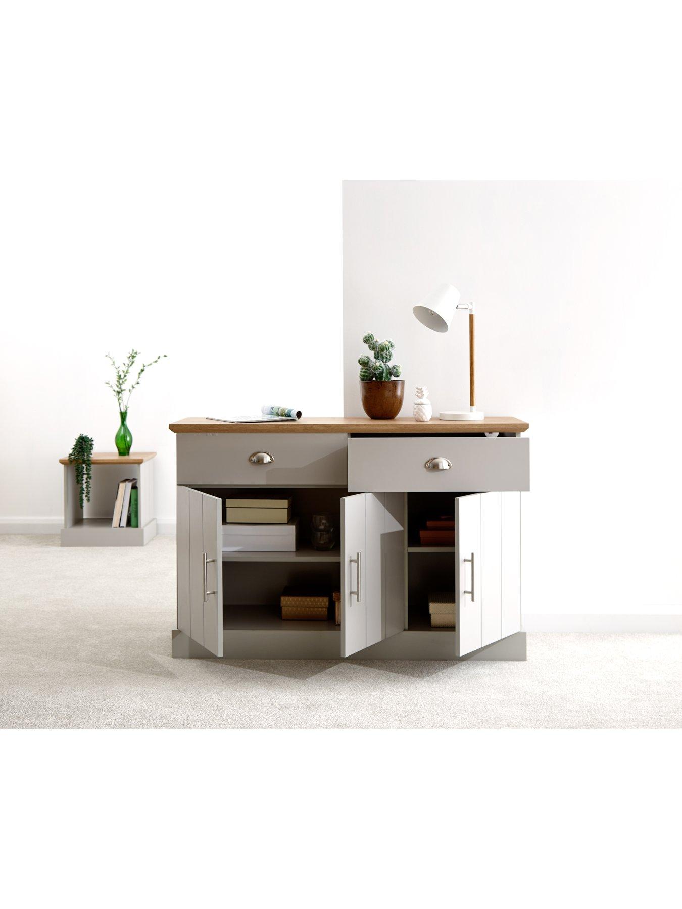 Image 2 of 6 of GFW Kendal Large Sideboard - Grey