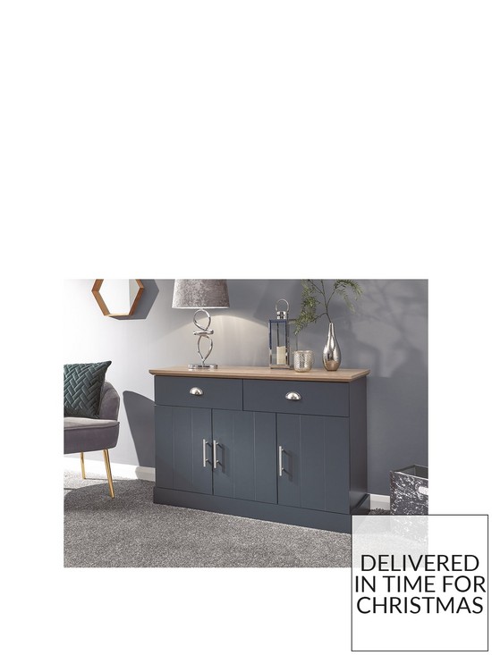 front image of gfw-kendal-large-sideboard-blue