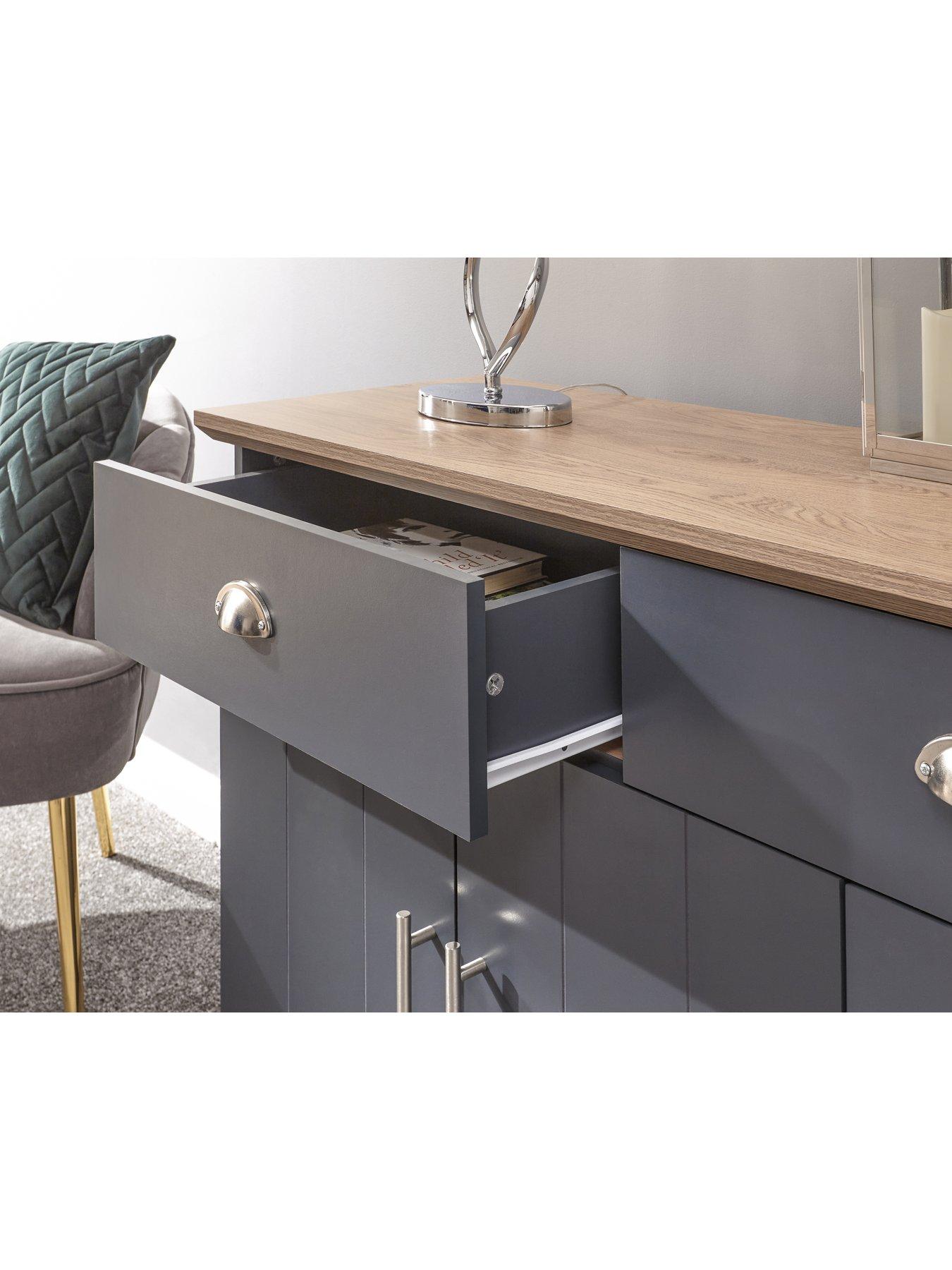 Image 4 of 6 of GFW Kendal Large Sideboard - Blue