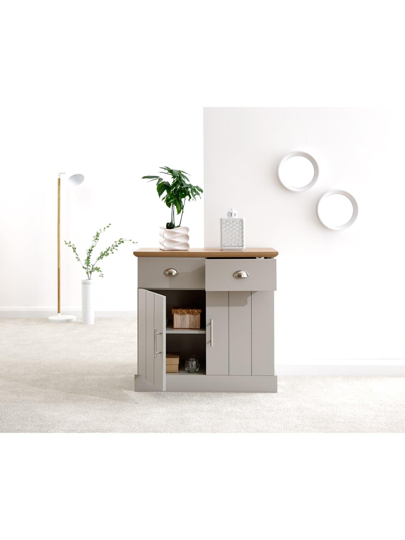 Image 2 of 6 of GFW Kendal Compact Sideboard - Grey