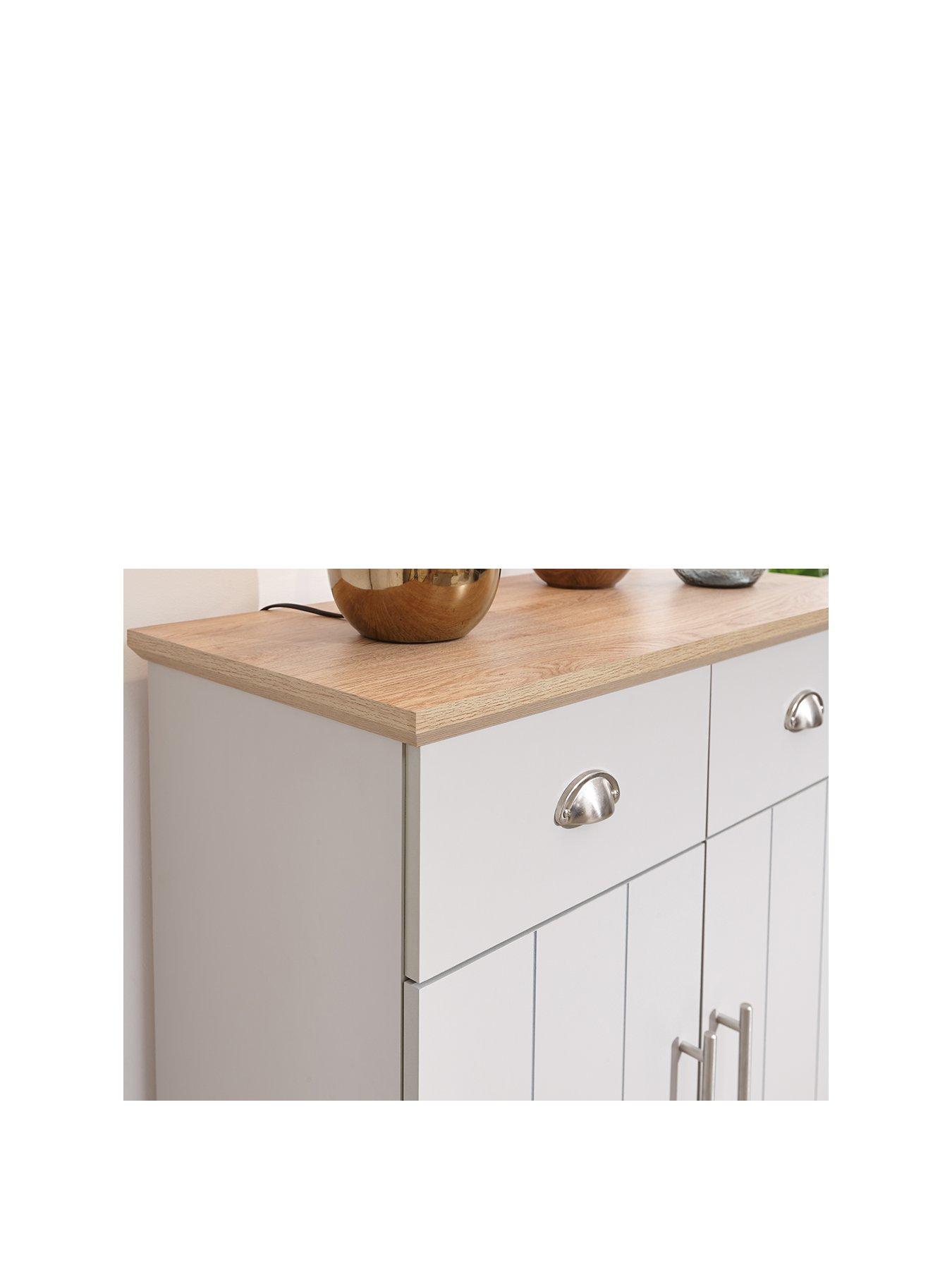 Image 3 of 6 of GFW Kendal Compact Sideboard - Grey