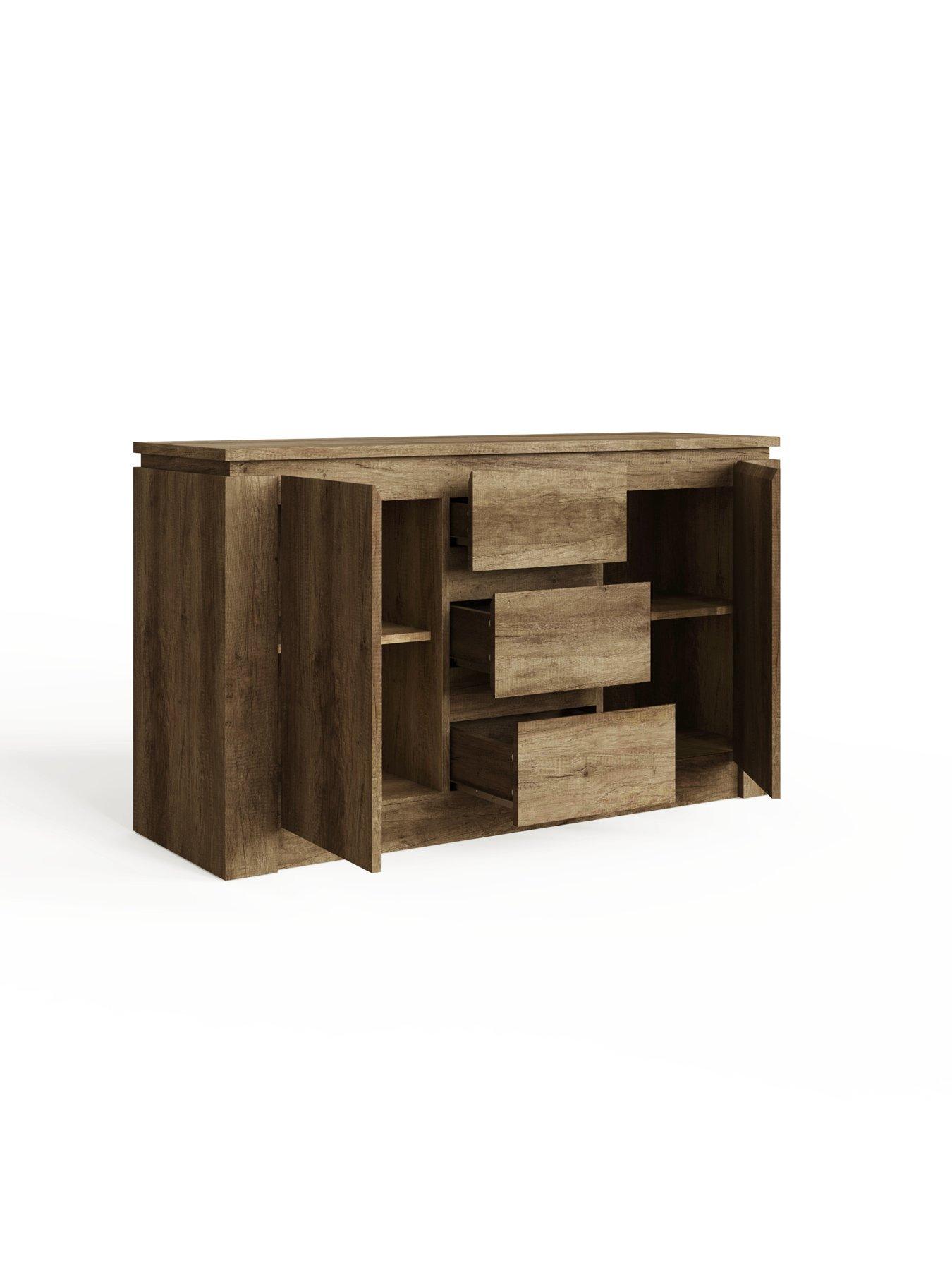Image 4 of 7 of GFW Canyon 2 Door, 3 Drawer Sideboard
