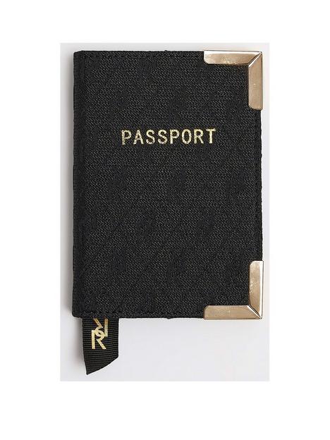 river-island-jacquard-mono-passport-holder