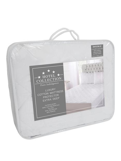 very-home-hotel-collection-extra-deep-30cm-mattress-protector-sk-white